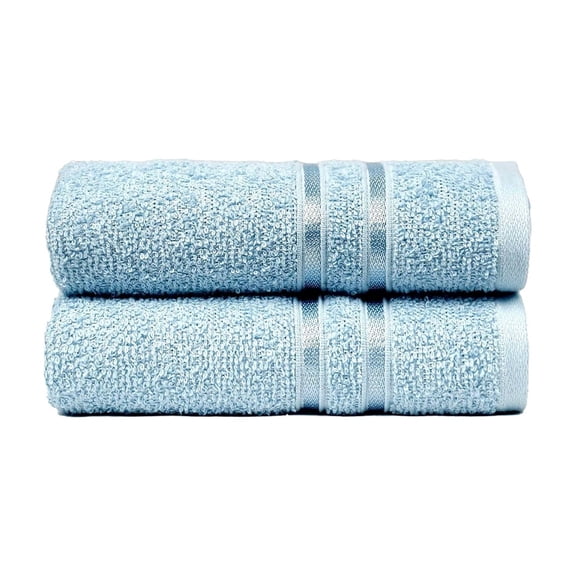 Home Elegance Comfort Living Hand Towel 200 Gsm (Cool Blue)- Pack Of 2