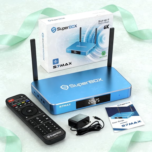 Home Entertainment Essential: Superbox S7 Max & S6 Max Smart TV Box | 64G eMMC | 6K Ultra HD Movies & Broadcasts | Time Shift | Lifetime Free Access