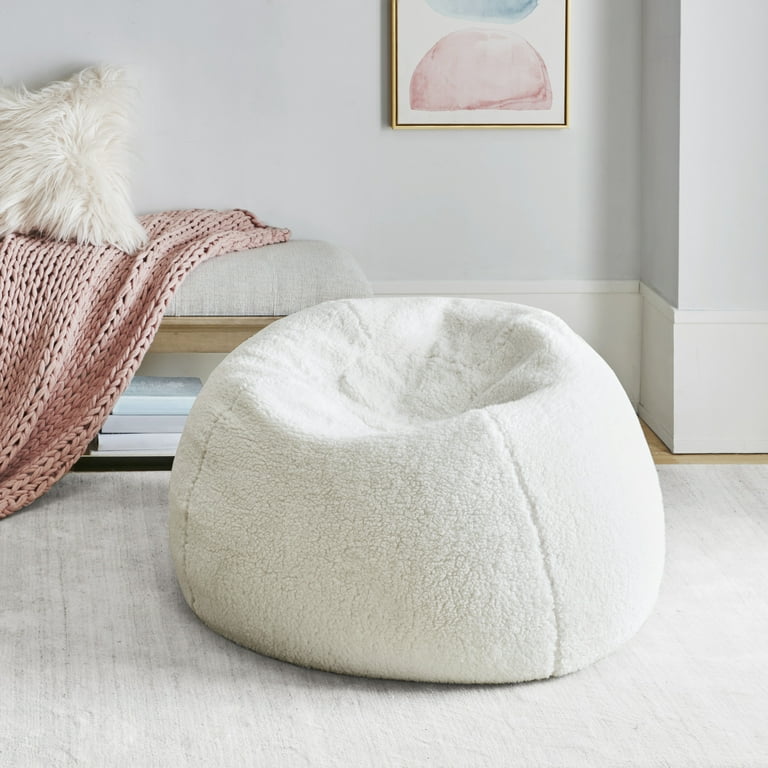 FOCUSSEXY Stuffed Animal Storage Bean Bag Chair Detachable Bean Bag Chair  Cover Only Memory Beanbag Particles Foam Padded Multi-purpose Seat Cover  (Not Included Filling) Kids Bean Bag Cover 