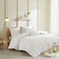 thumbnail image 1 of Home Essence Apartment Cotton Jacquard Ivory 7-Piece Comforter Set, King/Cal King, 1 of 12