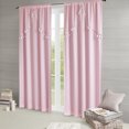 thumbnail image 1 of Home Essence Apartment Daisy 100% Total Blackout Panel with Attached Scallop Tassel Valance, 1 of 10