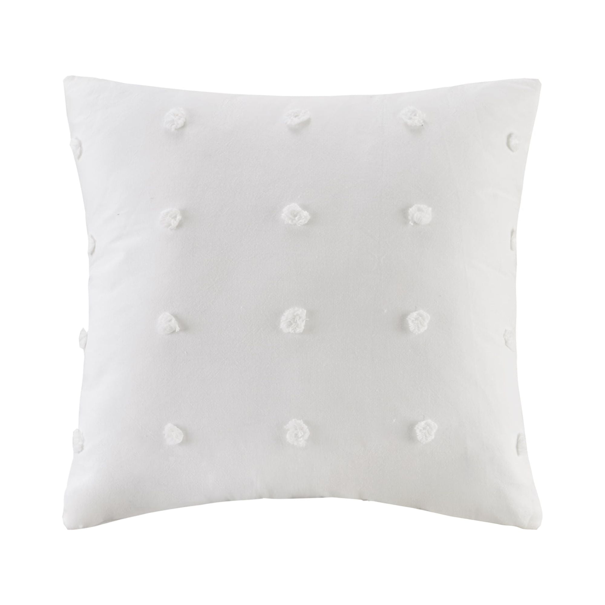 Home Essence Apartment Kay Cotton Jacquard Pom Pom Square Pillow