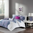 thumbnail image 1 of Home Essence Apartment Lolita Purple 4 Piece Comforter Set, Twin/Twin XL, 1 of 8