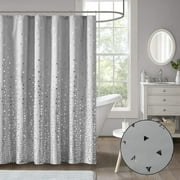Home Essence Apartment Nova Metallic Printed Shower Curtain