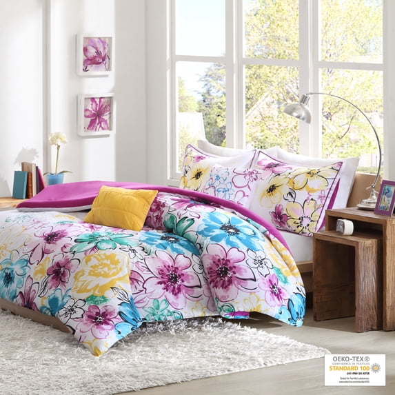Home Essence Apartment Skye Floral Comforter Bedding Set