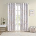 thumbnail image 1 of Home Essence Apartment Vanessa Grommet Top Printed Marble Metallic Total Blackout Curtain, 84" Panel, Blush/Gold, 1 of 8