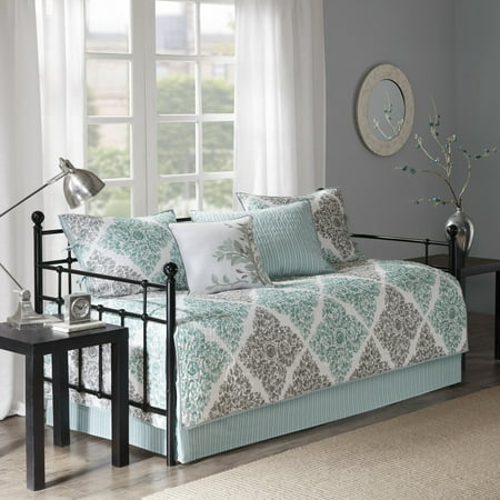Home Essence Arbor 6 Piece Printed Daybed Set With Reversible Shams