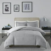 Home Essence Braydon Reversible Stripe Down Alternative Comforter Mini Set, Twin, Grey