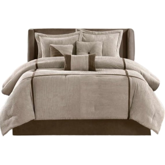 Home Essence Caldwell 7-Piece Comforter Set, King