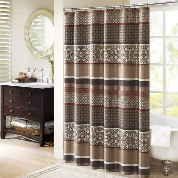 Home Essence Cambridge Jacquard Shower Curtain