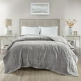 thumbnail image 1 of Home Essence Campbell Grey Reversible HeiQ Smart Temperature Down Alternative Blanket, King, 1 of 7