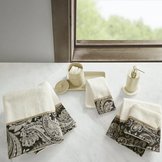 Home Essence Splendor 1000gsm 100% Cotton 6 Piece Towel Set, White