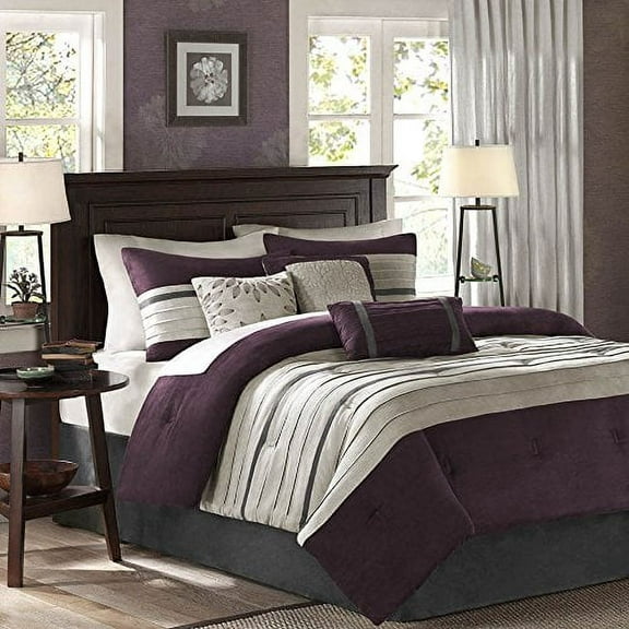 Home Essence Dakota 7-Piece Microsuede Comforter Set