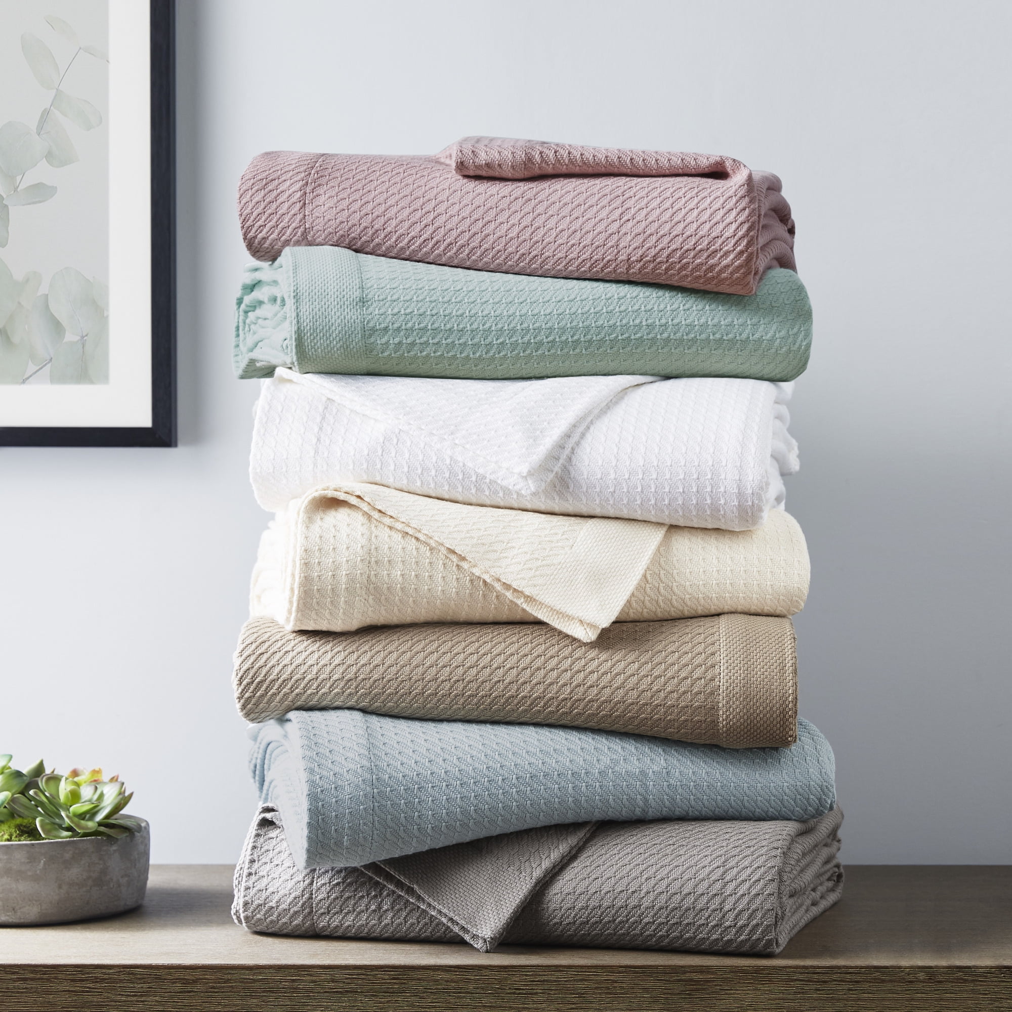 Better homes & gardens egyptian cotton blanket sale