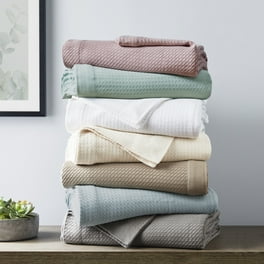 JML Knit Blanket King Size with 2 Shams Lightweight Fuzzy Jersey Blanket 90 X108