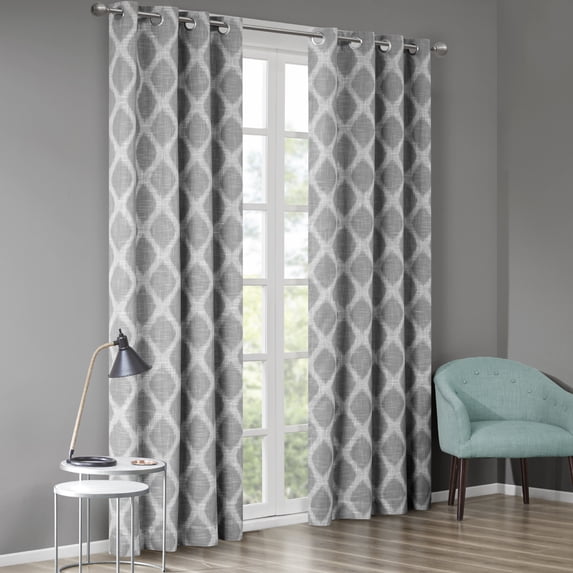Home Essence Etro Printed Ikat Blackout Window Curtain Panel
