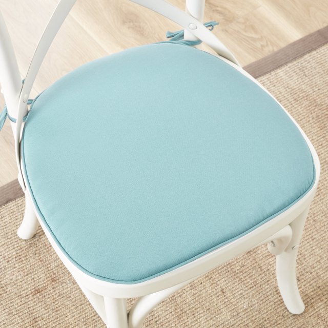 Home Essence Grove Solid 3M Scotchgard Indoor/Outdoor Chair Pad Pair