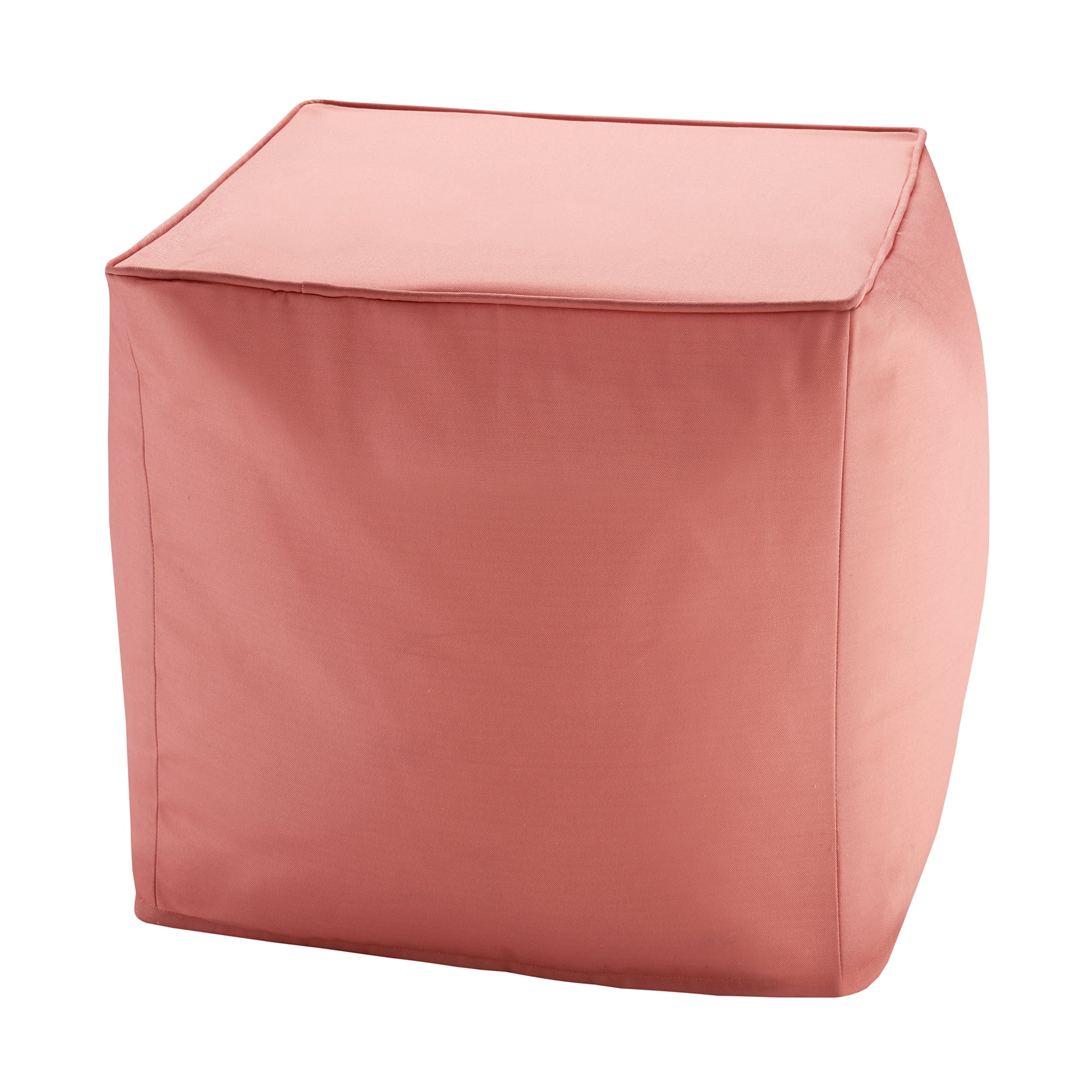 Home Essence Grove Solid 3M Scotchgard Outdoor Square Pouf
