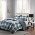 thumbnail image 1 of Home Essence Hartford 3M Down Alternative Comforter Mini Set, Full/Queen, Grey, 1 of 4