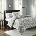 thumbnail image 1 of Home Essence Hayden 5 Piece Reversible Comforter Bedding Set, Full/Queen, Grey, 1 of 8