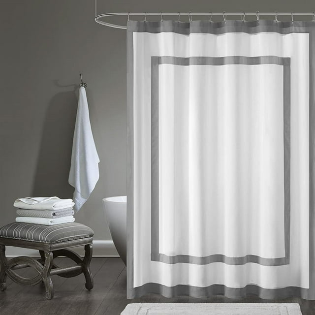 Home Essence Jackson Cotton Shower Curtain