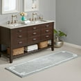 thumbnail image 1 of Madison Park Evan High Pile Cotton Tufted Bath Rug, 24x72" - Grey, 1 of 8