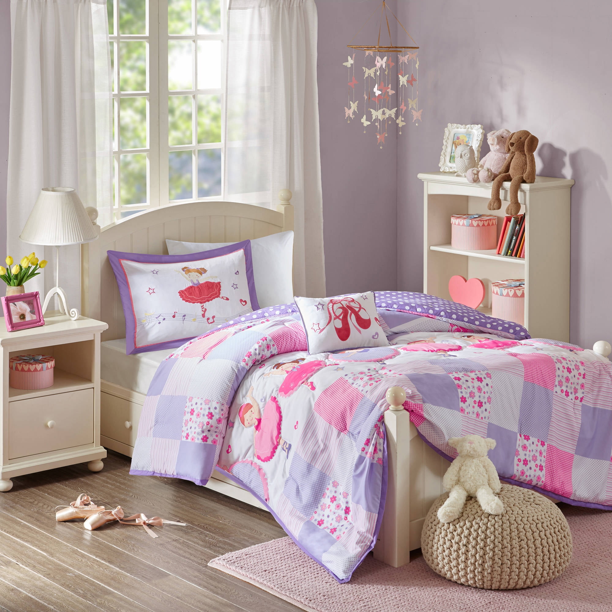 Home Essence Kids Ballet Shoes Comforter Bedding Set