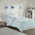 thumbnail image 1 of Home Essence Kids Mackenzie Glow In The Dark Blue 3 Piece Plush Comforter Set, Twin, 1 of 21