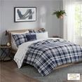 thumbnail image 1 of Madison Park Essentials Patrick California King 8 Piece Comforter Set with Bed Sheets - Navy, 1 of 11