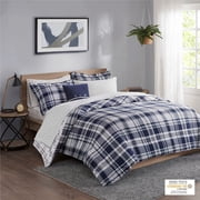 Madison Park Essentials Patrick California King 8 Piece Comforter Set with Bed Sheets - Navy