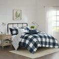 thumbnail image 1 of Home Essence Levon 5 Piece Reversible Buffalo Check Comforter Set, 1 of 20