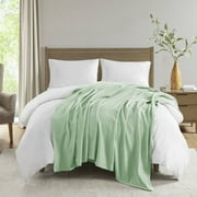 Home Essence Liquid Cotton Super Soft Lightweight Blanket, King, Seafoam