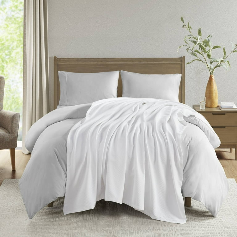 Home Essence Liquid Cotton Super Soft Lightweight Blanket King White