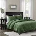 thumbnail image 1 of Home Essence Mercer Faux Velvet Reversible 3 Piece Coverlet Set, 1 of 5