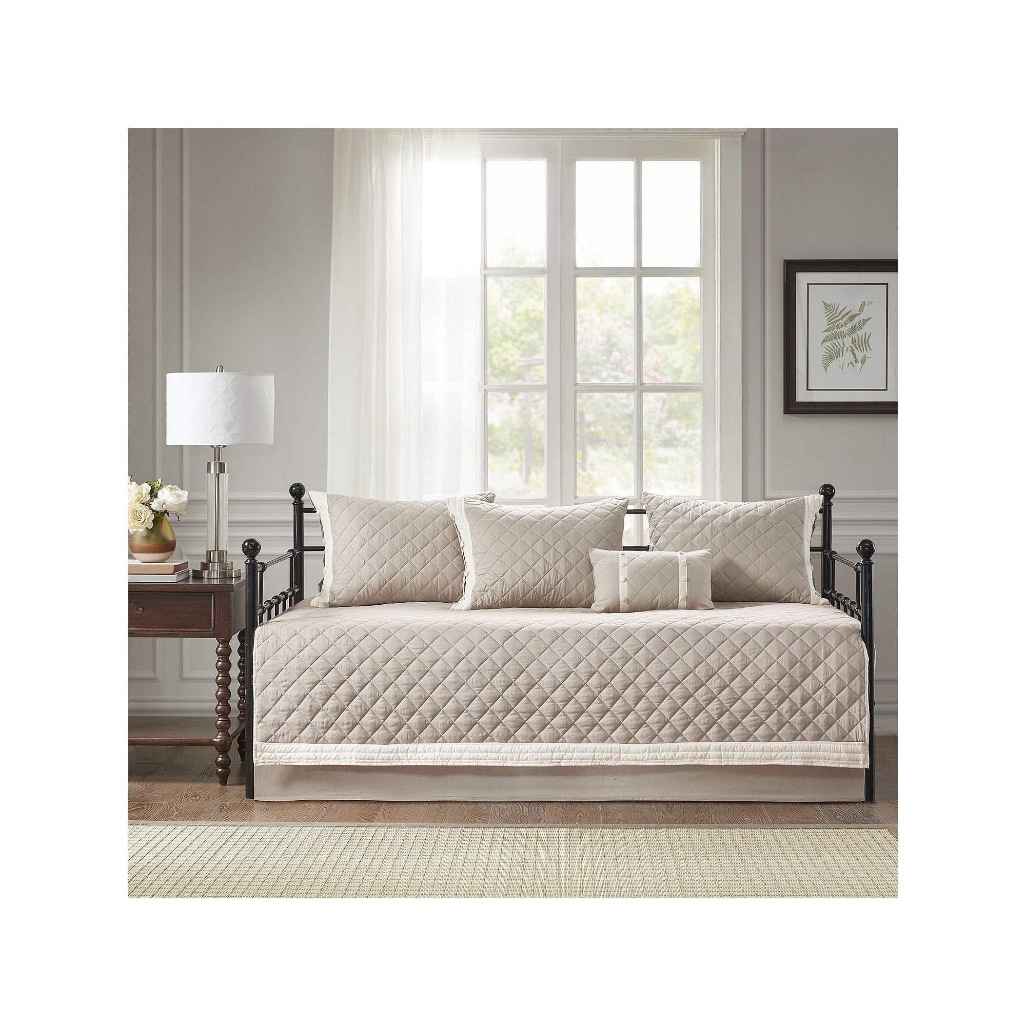 Home Essence Miller 6 Piece Cotton Daybed Cover Set