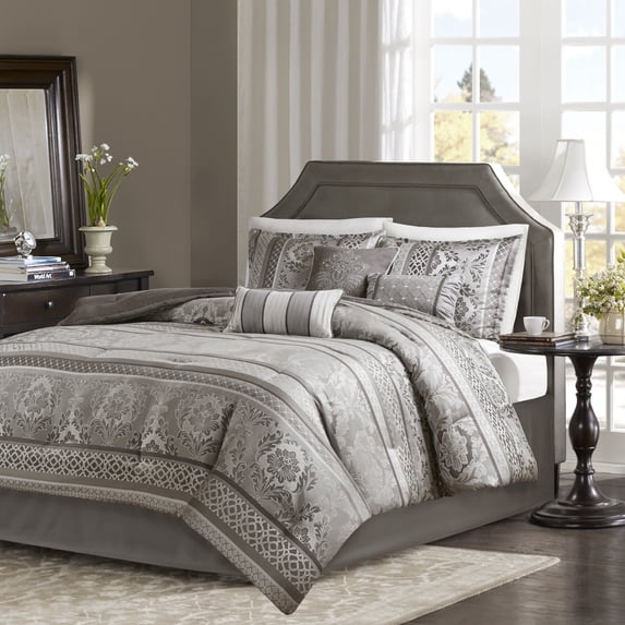 Home Essence Mirage 7 Piece Jacquard Comforter Set