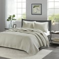 thumbnail image 1 of Home Essence Mitchell Reversible Coverlet Set, Off-White, Full/Queen, 1 of 12