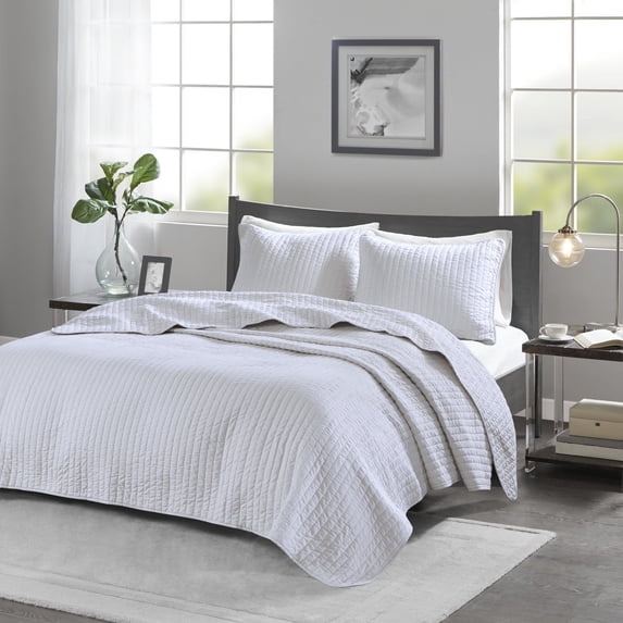Coverlet Set-Color:White,Size:King