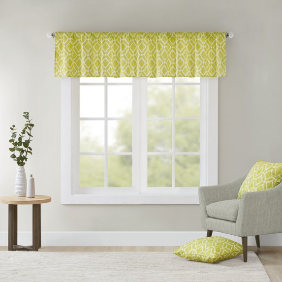 Home Essence Natalie Printed Diamond Window Valance