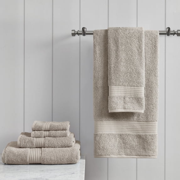 Home Essence Organic 6 Piece 100 Percent Cotton Towel Set