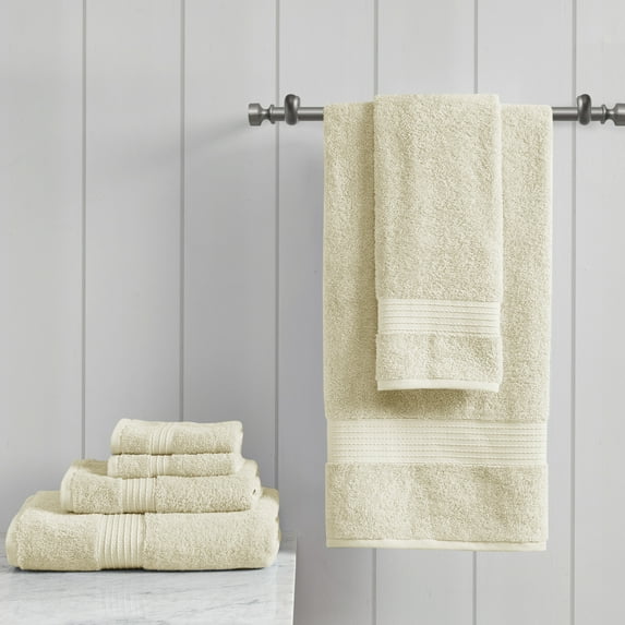 Home Essence Organic 6 Piece 100 Percent Cotton Towel Set