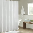 thumbnail image 1 of Home Essence Orinn Super Waffle Textured Solid Shower Curtain, White, 72x72", 1 of 3