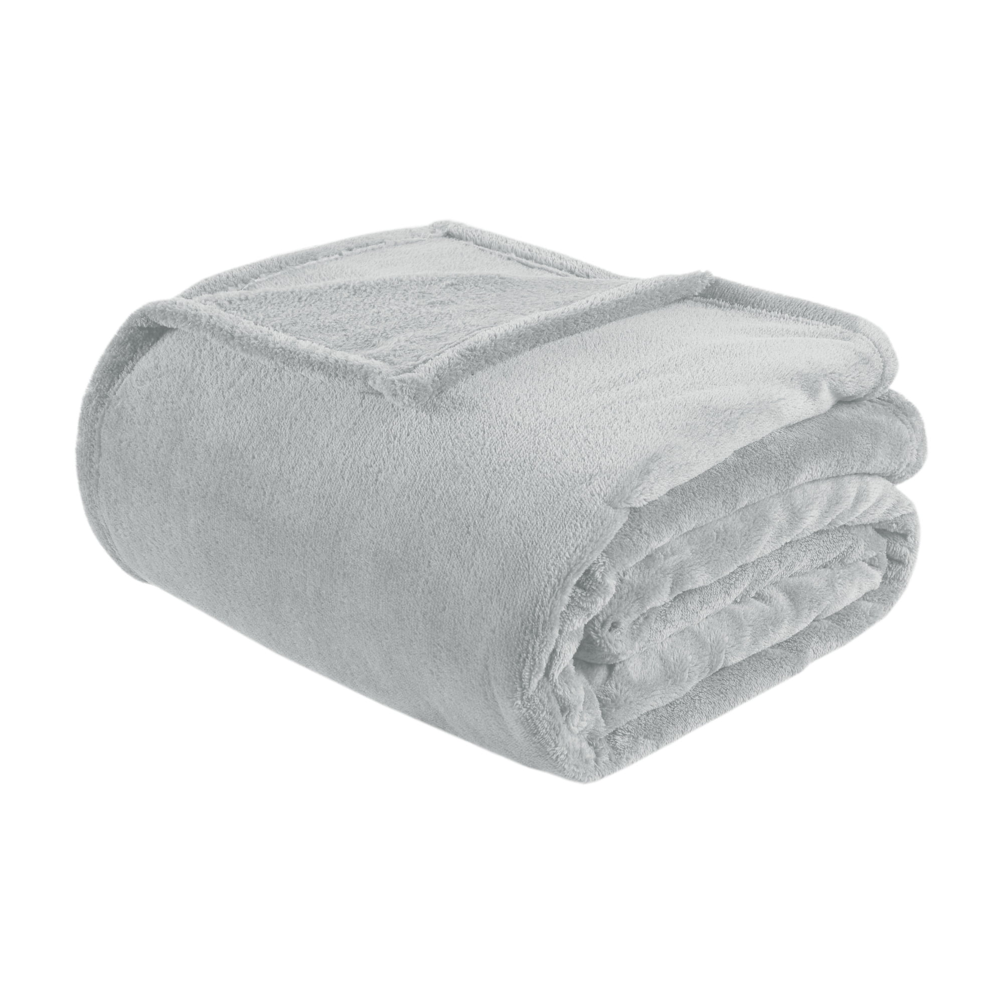 Gray Full/Queen Microlight Plush Machine Washable Blanket