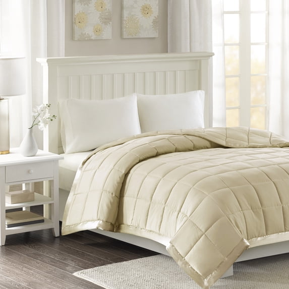 Home Essence Prospect 3M Moisture Management Down Alternative Blanket, Twin, Ivory
