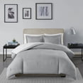 thumbnail image 1 of Home Essence Reversible 3 Piece Down Alternative Comforter Set, King/Cal King, Grey, 1 of 11