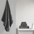 thumbnail image 1 of Home Essence Roman Super Soft 6 Piece Cotton Towel Set, Dark Gray, 1 of 8