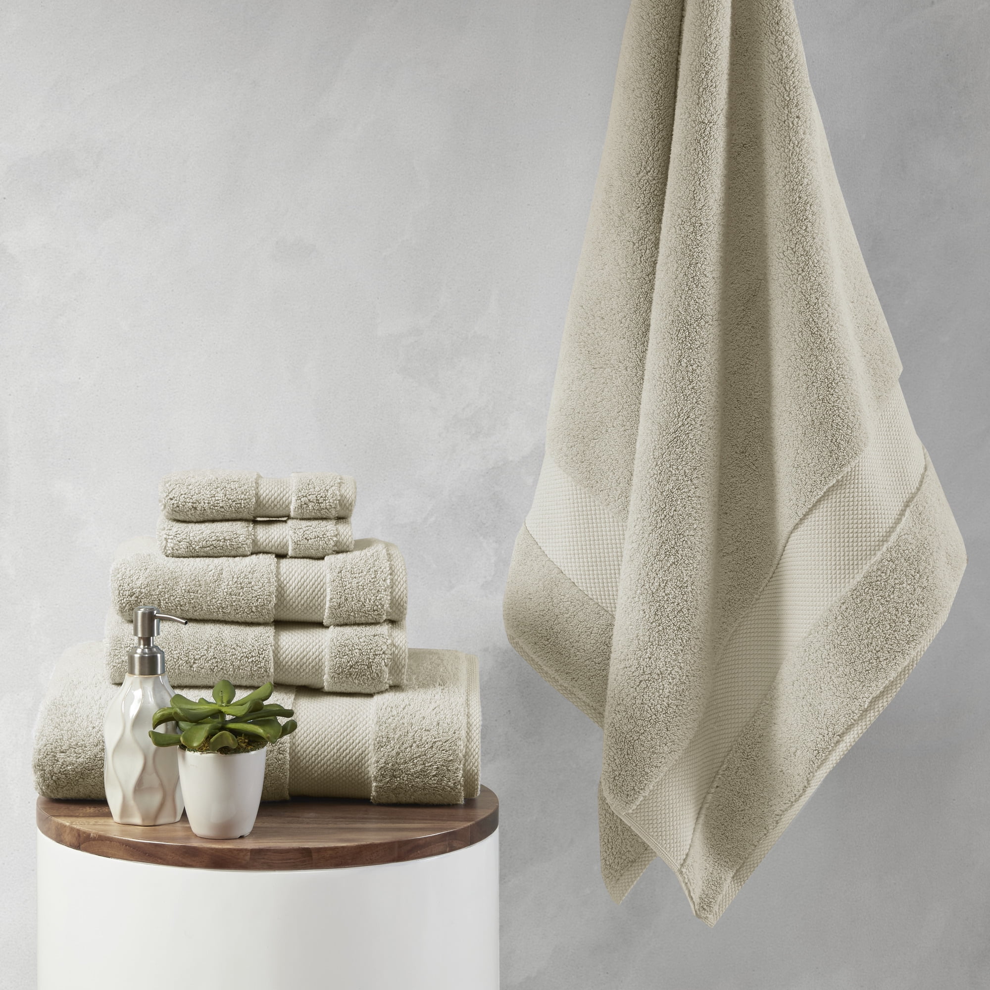Turkish Spa Bath Towels in Mineral by Quince