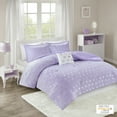 thumbnail image 1 of Home Essence Teen Audrey Metallic Printed Plush Comforter Set, 1 of 5