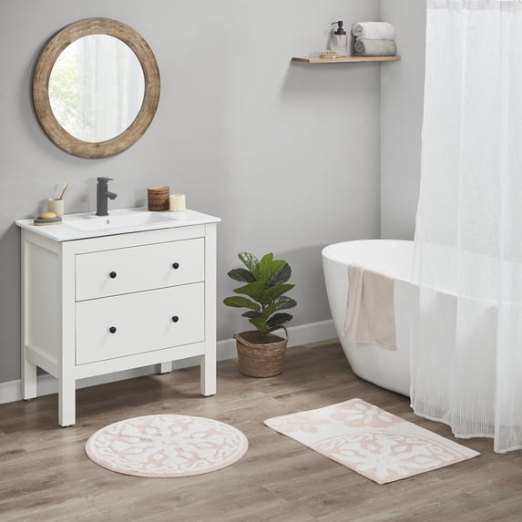 Home Essence Tunisia Medallion 100% Cotton Tufted Rug