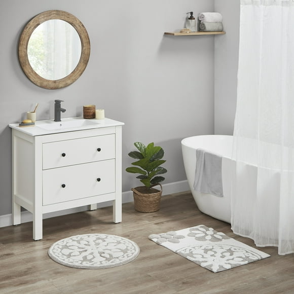 Home Essence Tunisia Medallion 100% Cotton Tufted Rug